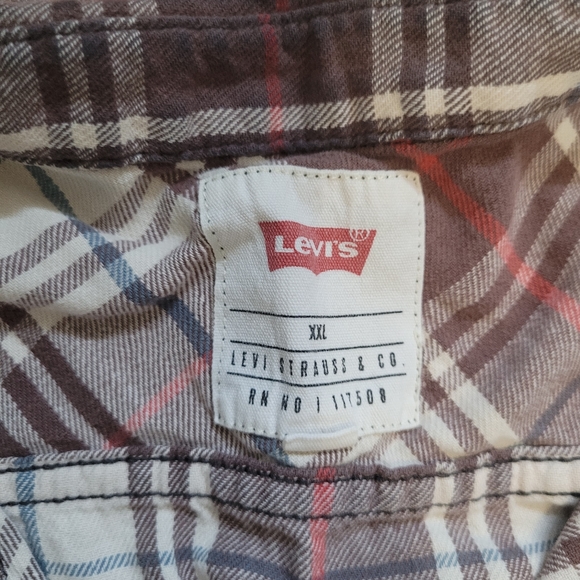 Levi's Longsleeve XXL Plaid Shirt - Picture 4 of 4